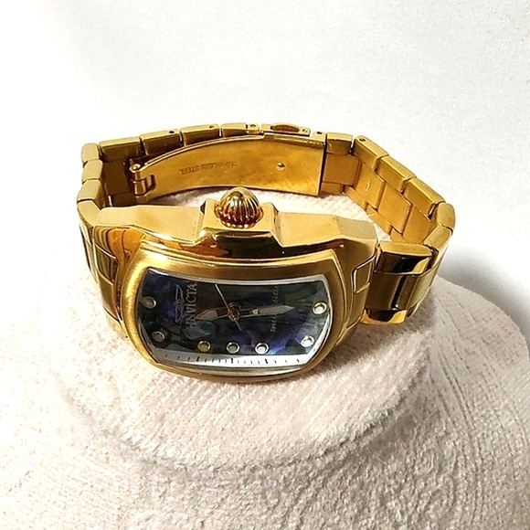 Invicta Rainbow Dial blue & green rainbow dial bracelet watch brand new battery - Picture 11 of 13